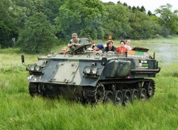 tank driving northumberland